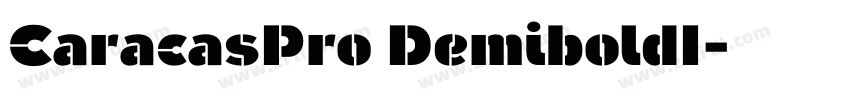 CaracasPro DemiboldI字体转换 CaracasPro DemiboldI字体转换